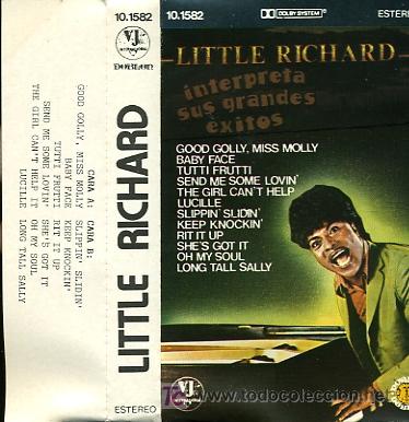 Casetes antiguos: Little Richard - Interpreta sus grandes &eacute;xitos- 1981 - Foto 1