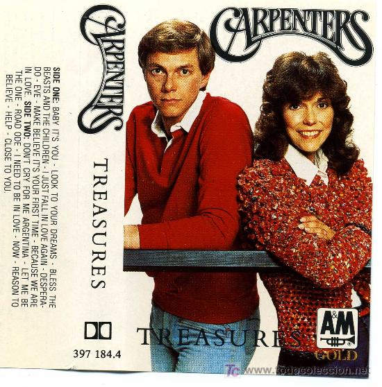 Casetes antiguos: THE CARPENTERS - TREASURES (1982) CASE- 124 - Foto 1