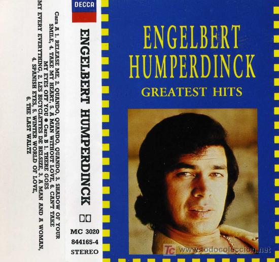Casetes antiguos: ENGELBERT HUMPERDINCK - GREATEST HITS (1992) - Foto 1