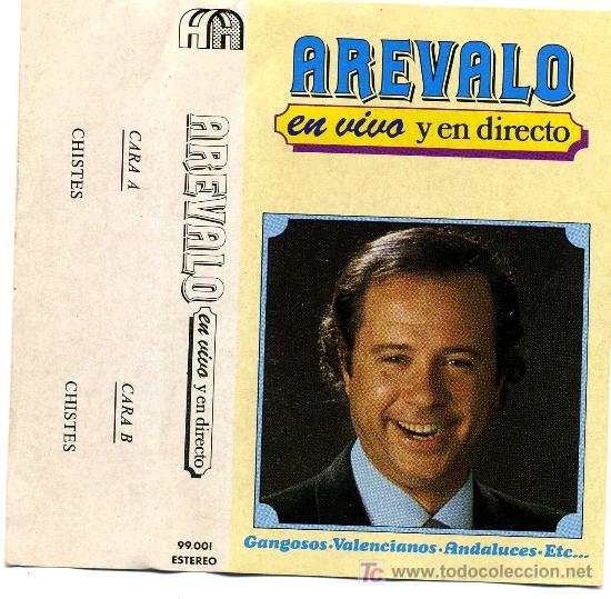 Casetes antiguos: AREVALO EN VIVO Y EN DIRECTO - CASE- 434 - Foto 1