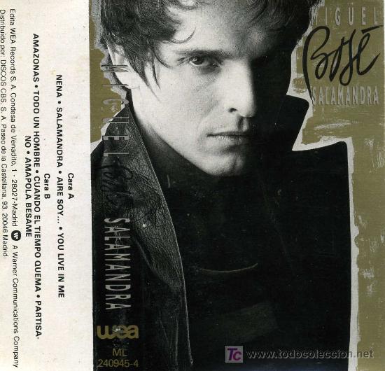 Casetes antiguos: SALAMANDRA MIGUEL BOSE CASE- 572