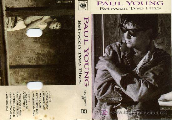 Casetes antiguos: PAUL YOUNG   BETWEEN TWO FIRES - Foto 1