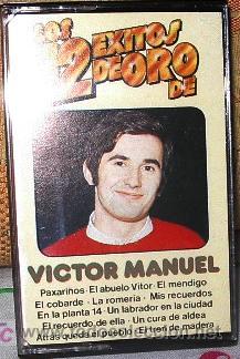 Casetes antiguos: victor manuel - 12 exitos de oro - Foto 1