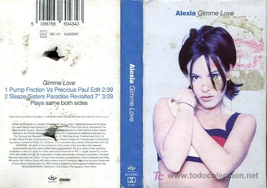 Casetes antiguos: Alexia - Gimme Love - 2 canciones - 1998 - Foto 1