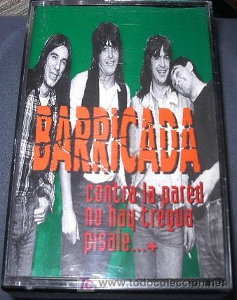 Casetes antiguos: barricada - contra la pared - Foto 1