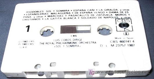 Casetes antiguos: luis cobos - sol y sombra - Foto 1