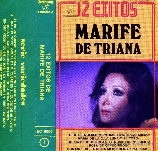 Casetes antiguos: MARIFE DE TRIANA - 12 EXITOS (1983) - Foto 1
