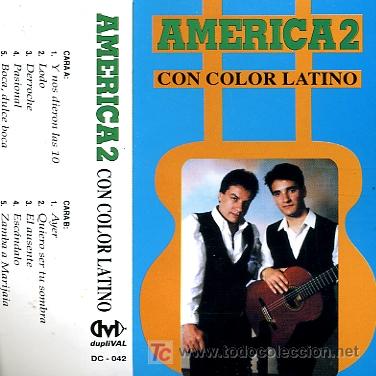 Casetes antiguos: America 2 - Con color latino - 1995