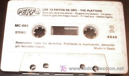 Casetes antiguos: the platters  los 12 exitos de oro - Foto 1