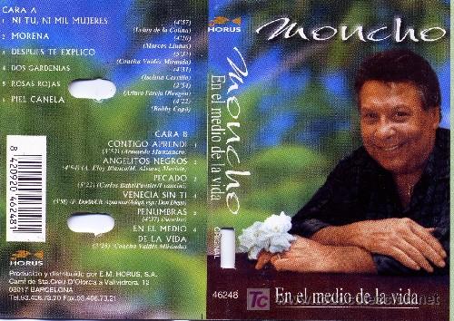 Casetes antiguos: EN EL MEDIO DE LA VIDA   MONCHO - Foto 1