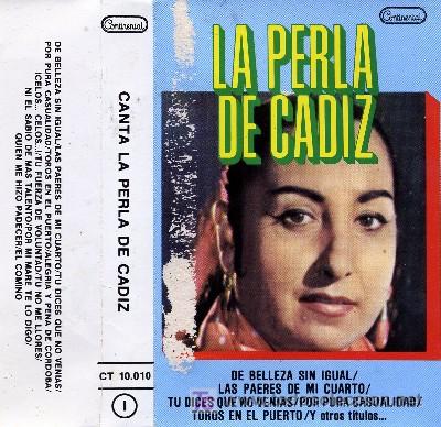 Casetes antiguos: CANTA LA PERLA DE CADIZ - Foto 1
