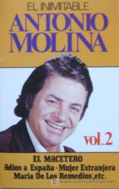 Casetes antiguos: EL INIMITABLE ANTONIO MOLINA VOL 2 - Foto 1