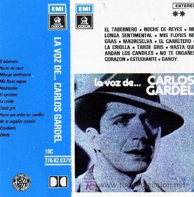 Casetes antiguos: LA VOZ DE... CARLOS GARDEL. CASE- 1386 - Foto 1
