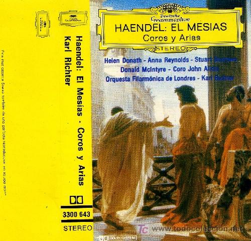 Casetes antiguos: HAENDEL: EL MESIAS    COROS Y ARIAS - Foto 1