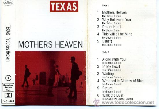 Casetes antiguos: TEXAS - MOTHERS HEAVEN (1991) - Foto 1