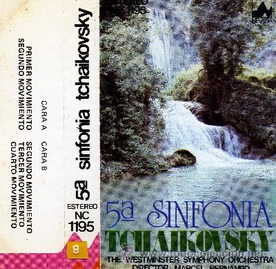Casetes antiguos: TCHAIKOVSKY  QUINTA SINFONIA EN MI MENOR - Foto 1