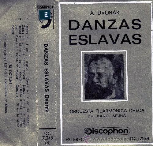 Casetes antiguos: ANTONIN DVORAK   DANZAS ESLAVAS - Foto 1