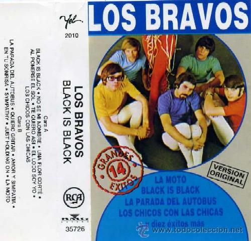Casetes antiguos: LOS BRAVOS  BLACK IS BLACK - Foto 1