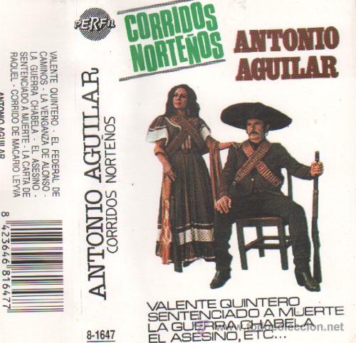Casetes antiguos: ANTONIO AGUILAR  CORRIDOS NORTE&Ntilde;OS - Foto 1