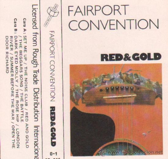 Casetes antiguos: FAIRPORT CONVENTION - RED & GOLD - Foto 1