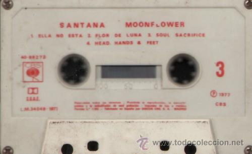 Casetes antiguos: SANTANA   MOONFLOWER - Foto 1