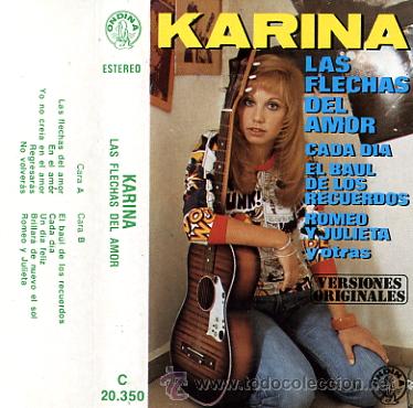 Casetes antiguos: KARINA. LAS FLECHAS DEL AMOR - Foto 1