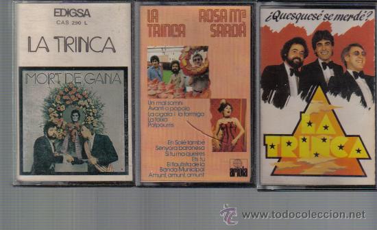 Casetes antiguos: 3 CASETES DE LA TRINCA - Foto 1