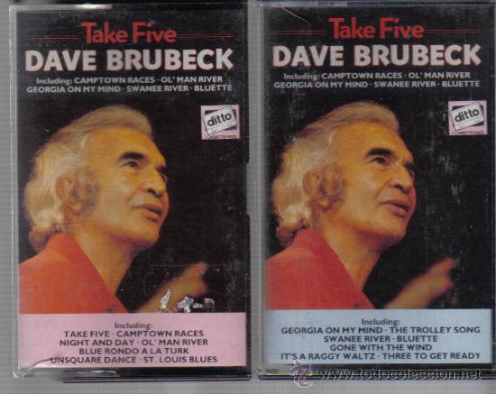 Casetes antiguos: 2 CASETES DAVE BRUBECK - TAKE FIVE - Foto 1
