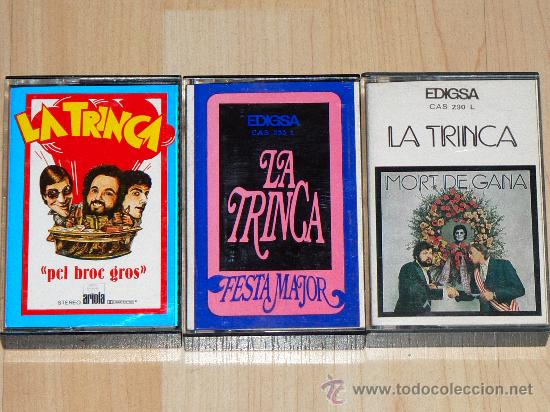 Casetes antiguos: LOTE DE 3 CASETES DE LA TRINCA - Foto 1