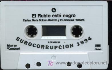 Cassetes antigas: Mar&iacute;a Dolores caderas y Gemelos Forrados - Eurocorrupcion 1994 - (Solo cinta)