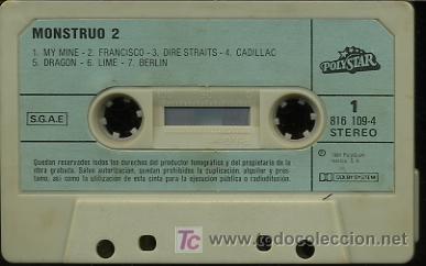 Cassetes antigas: Monstruo 2 - 1984 (Solo cinta)