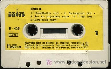 Cassetes antigas: Drips II - 1977 (Solo cinta)