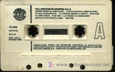 Cassetes antigas: Villancicos de siempre. Vol. 5 - 1986 (Solo cinta)