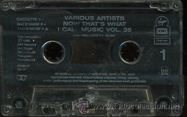 Cassette antiche: Now That's what i call music Vol. 35 - Casete 1996 (Solo cinta)