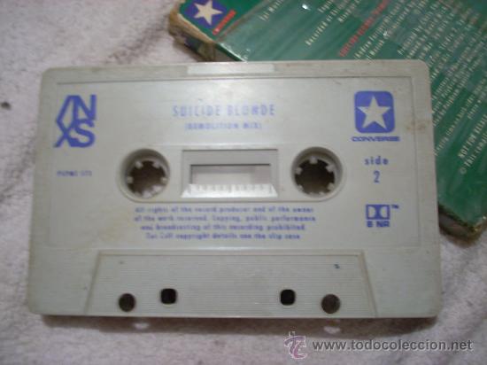 Casetes antiguos: Cassette-single Suicide Blonde, de INXS. - Foto 1