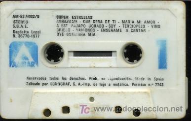 Cassette antiche: Super estrellas - 1977 (Solo cinta)