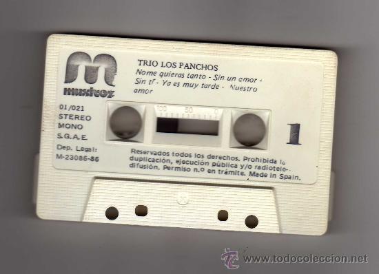 Casetes antiguos: TR&Iacute;O LOS PANCHOS - 1986 - - Foto 3