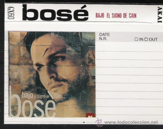 Casetes antiguos: CASETE  GRABADO DE MIGUEL BOSE - Foto 1