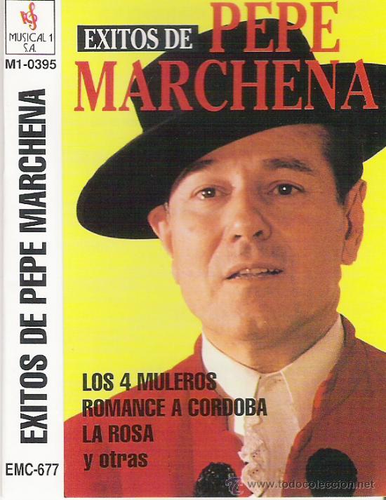 Casetes antiguos: 1 CASSETE ORIGINAL---EXITOS DE PEPE MARCHENA - Foto 1