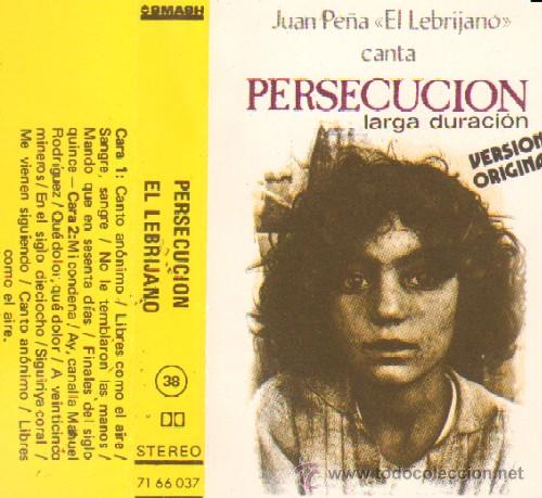 Casetes antiguos: EL LEBRIJANO  PERSECUCION - Foto 1