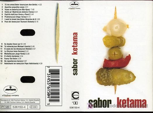 Casetes antiguos: Ketama - Sabor Ketama - 1998 - Foto 1
