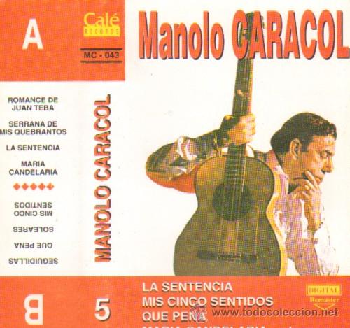 Casetes antiguos: MANOLO CARACOL - Foto 1