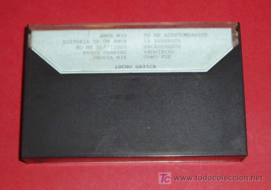 Casetes antiguos: LUCHO GATICA. BOLEROS. PERFIL - Foto 2