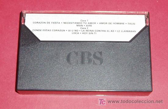 Casetes antiguos: MOCEDADES. AMOR DE HOMBRE. CBS - Foto 2