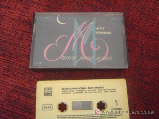 Casetes antiguos: MATT MONRO - MUSICA PARA SO&Ntilde;AR - Foto 1