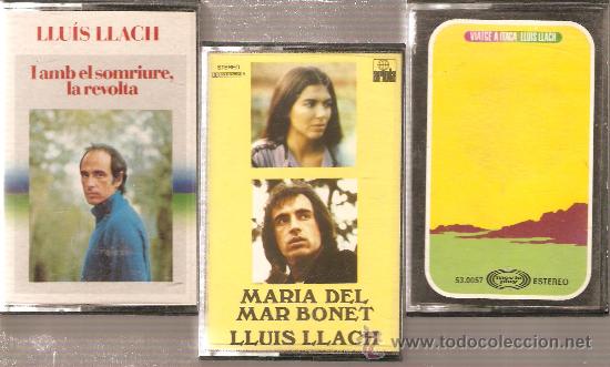 Casetes antiguos: LLUIS LLACH  - 3 CASETES ORIGINALES - Foto 1