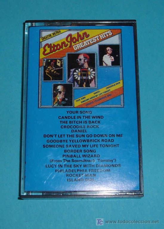 Casetes antiguos: ELTON JOHN. GREATEST HITS - Foto 1