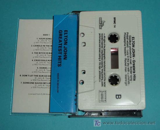 Casetes antiguos: ELTON JOHN. GREATEST HITS - Foto 2