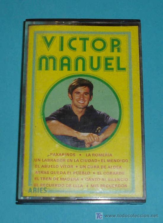 Casetes antiguos: VICTOR MANUEL. DISCOGRAFICA ARIES MUSICAL - Foto 1