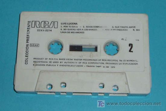 Casetes antiguos: LUIS LUCENA - Foto 2